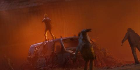 Survivor fighting on a car in State of Decay 3