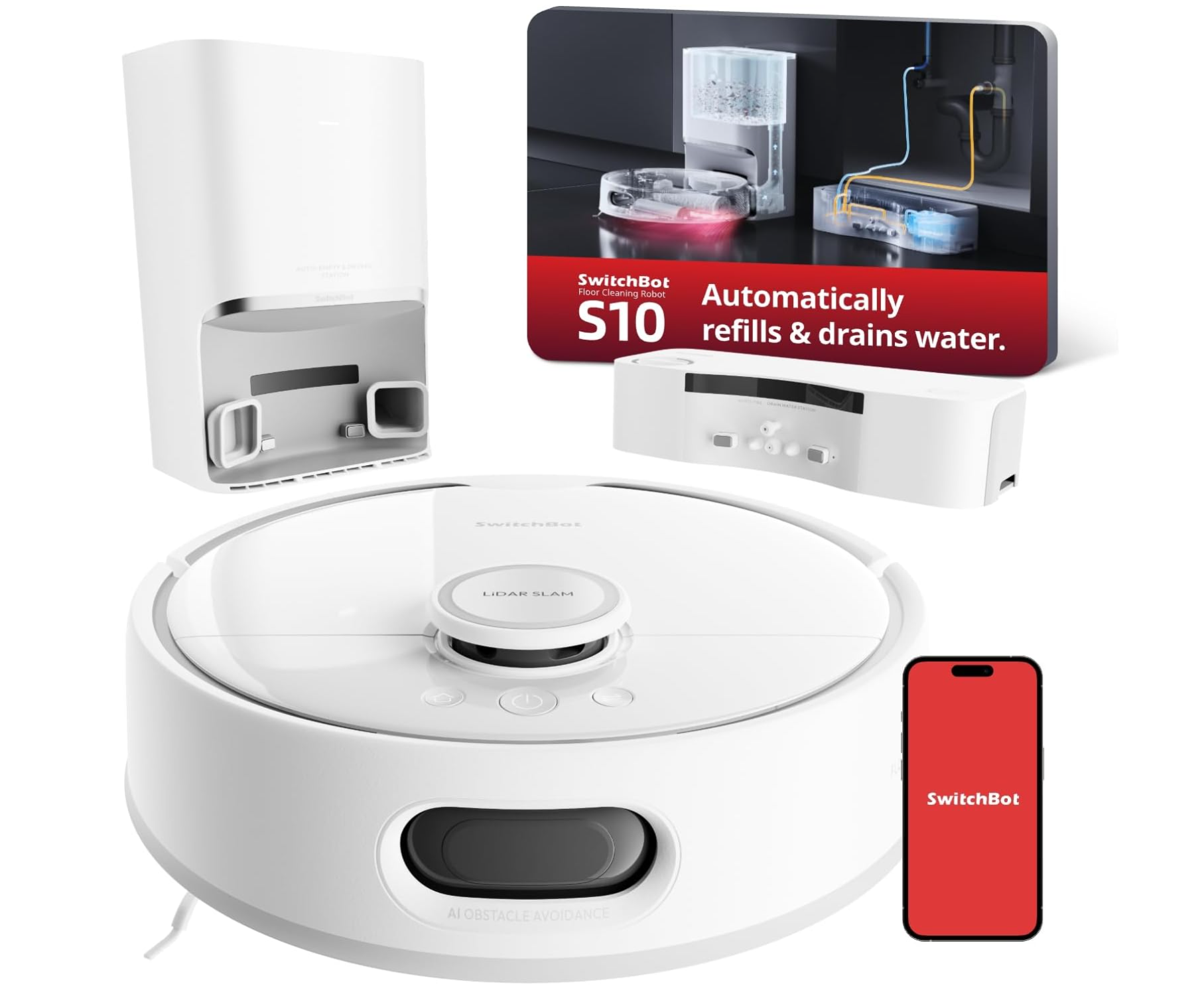 Switch Bot S10 Robot Vacuum