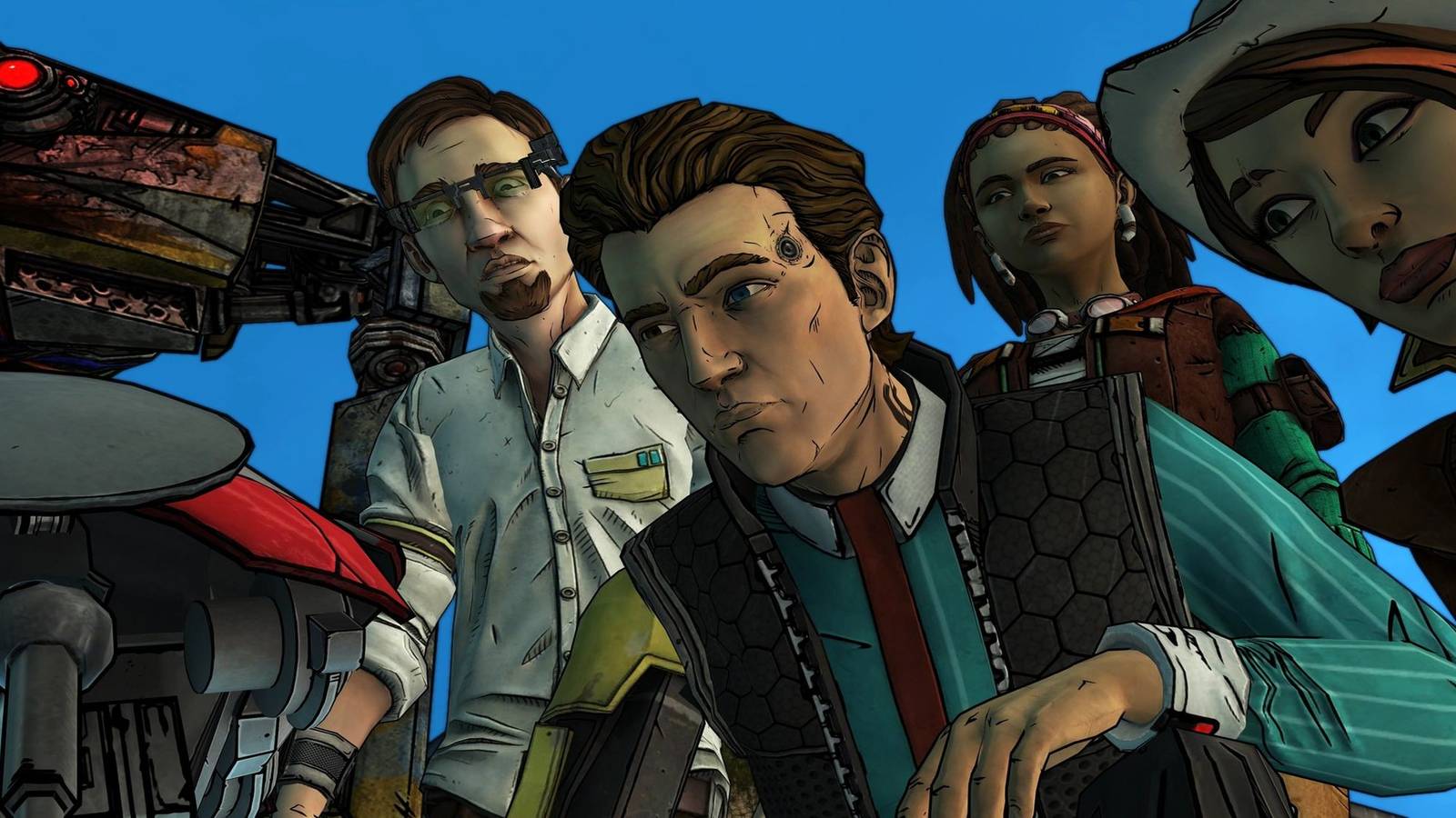 Tales from the Borderlands main art whole group closeup