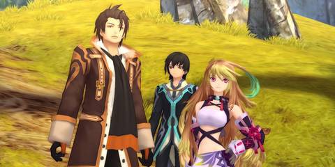 tales of xillia characters in a field