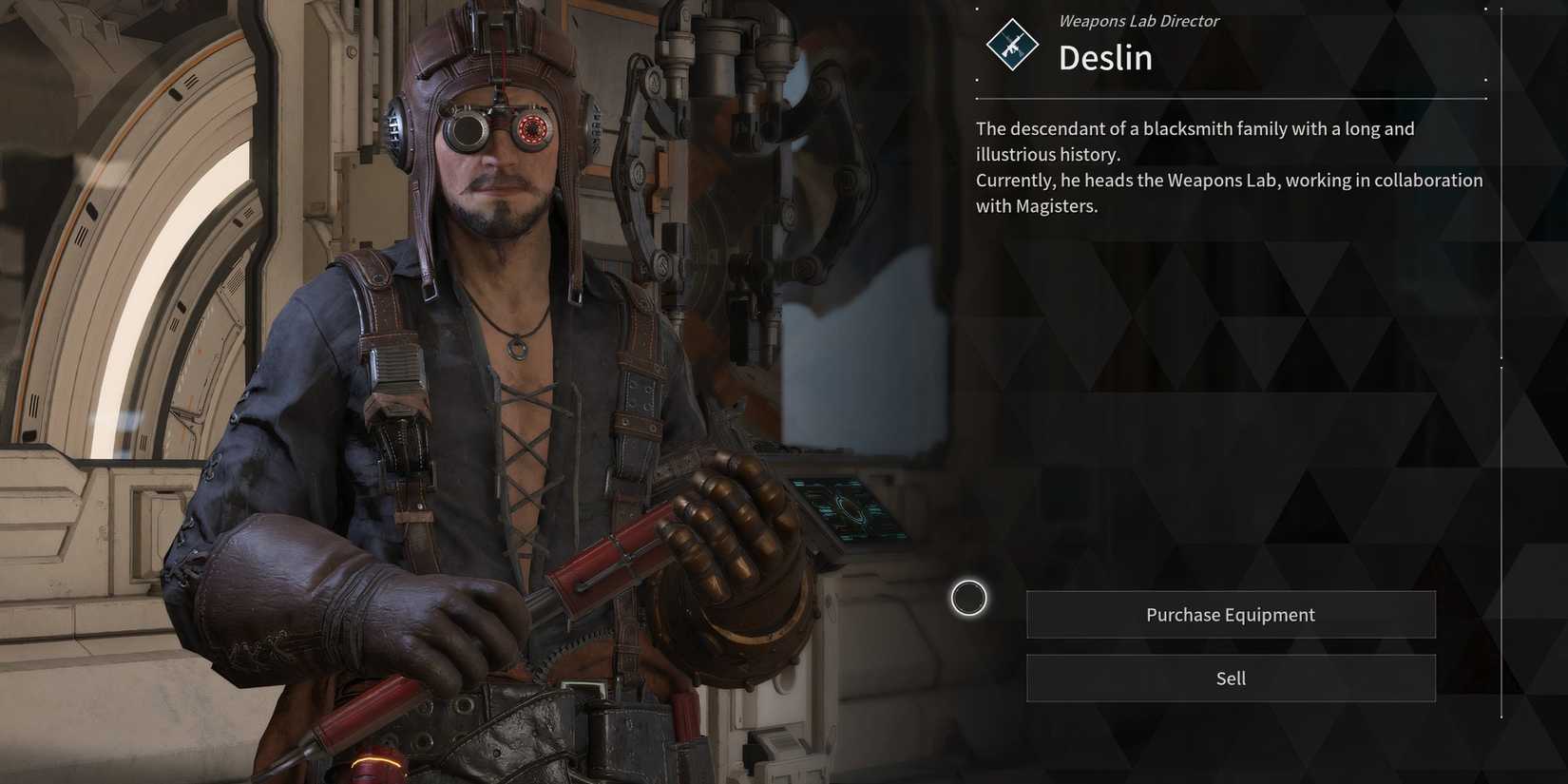 Talking to Deslin in The First Descendant