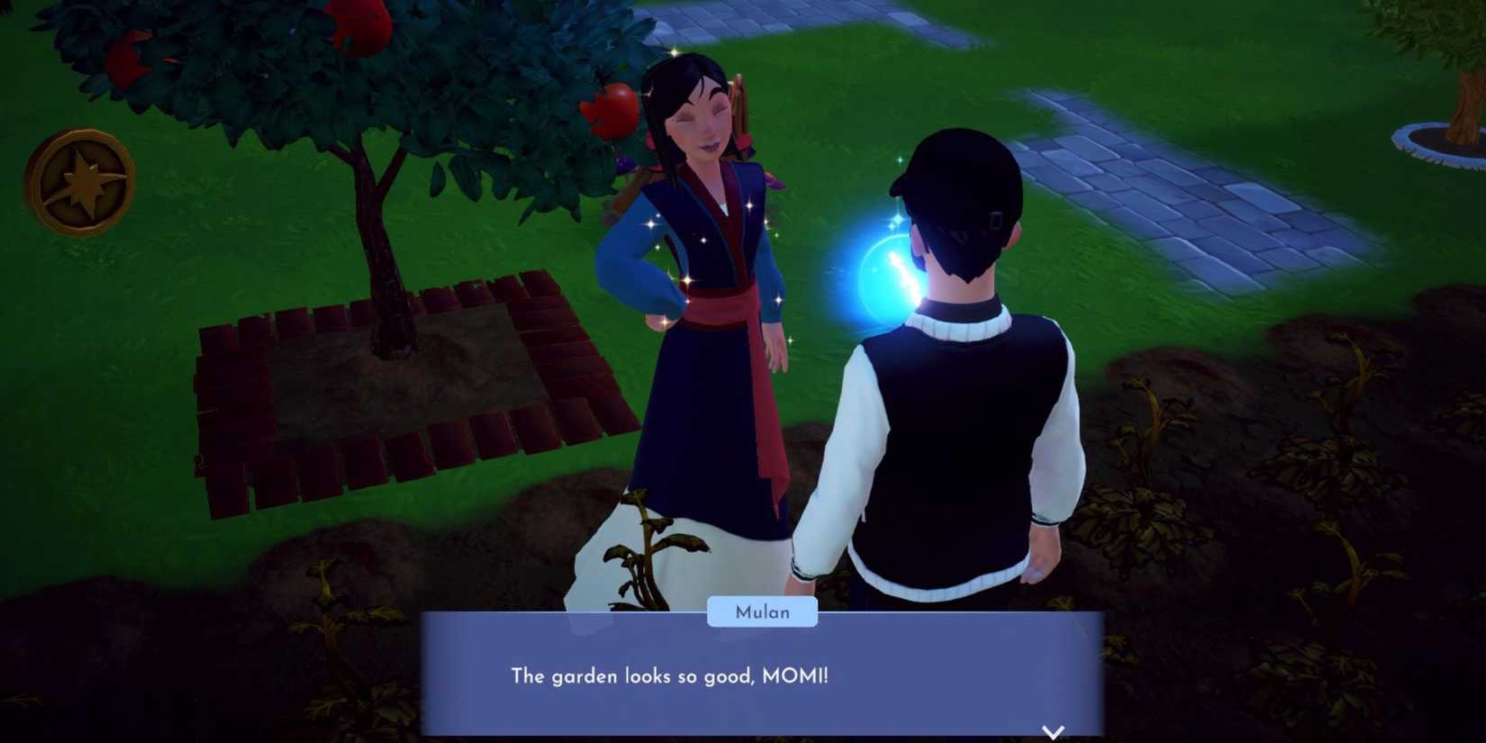 talking to mulan dreamlight valley 