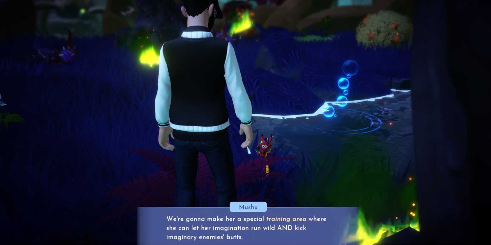 talking to mushu dreamlight valley