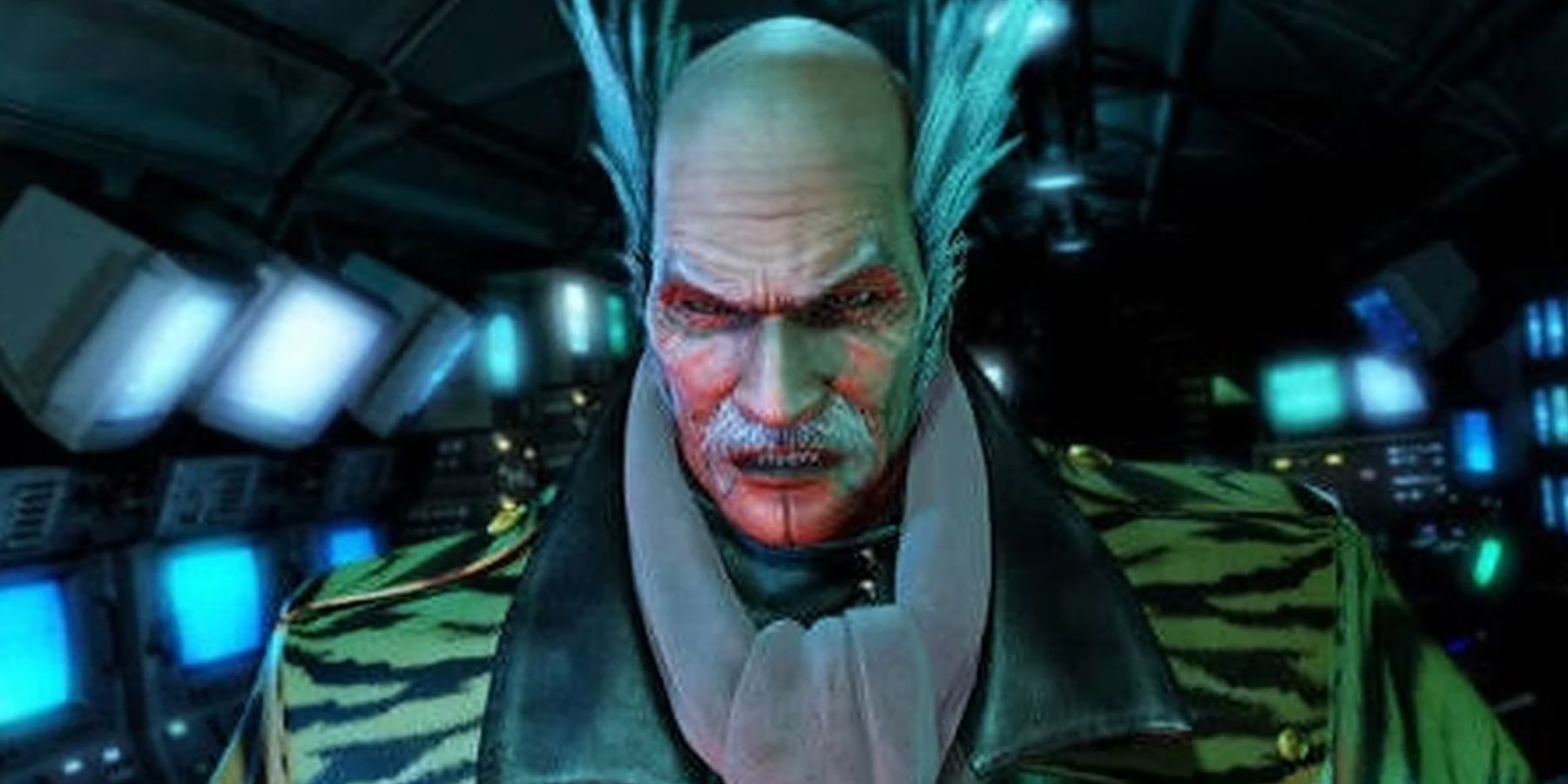 Tekken 4 - Heihachi in a war room