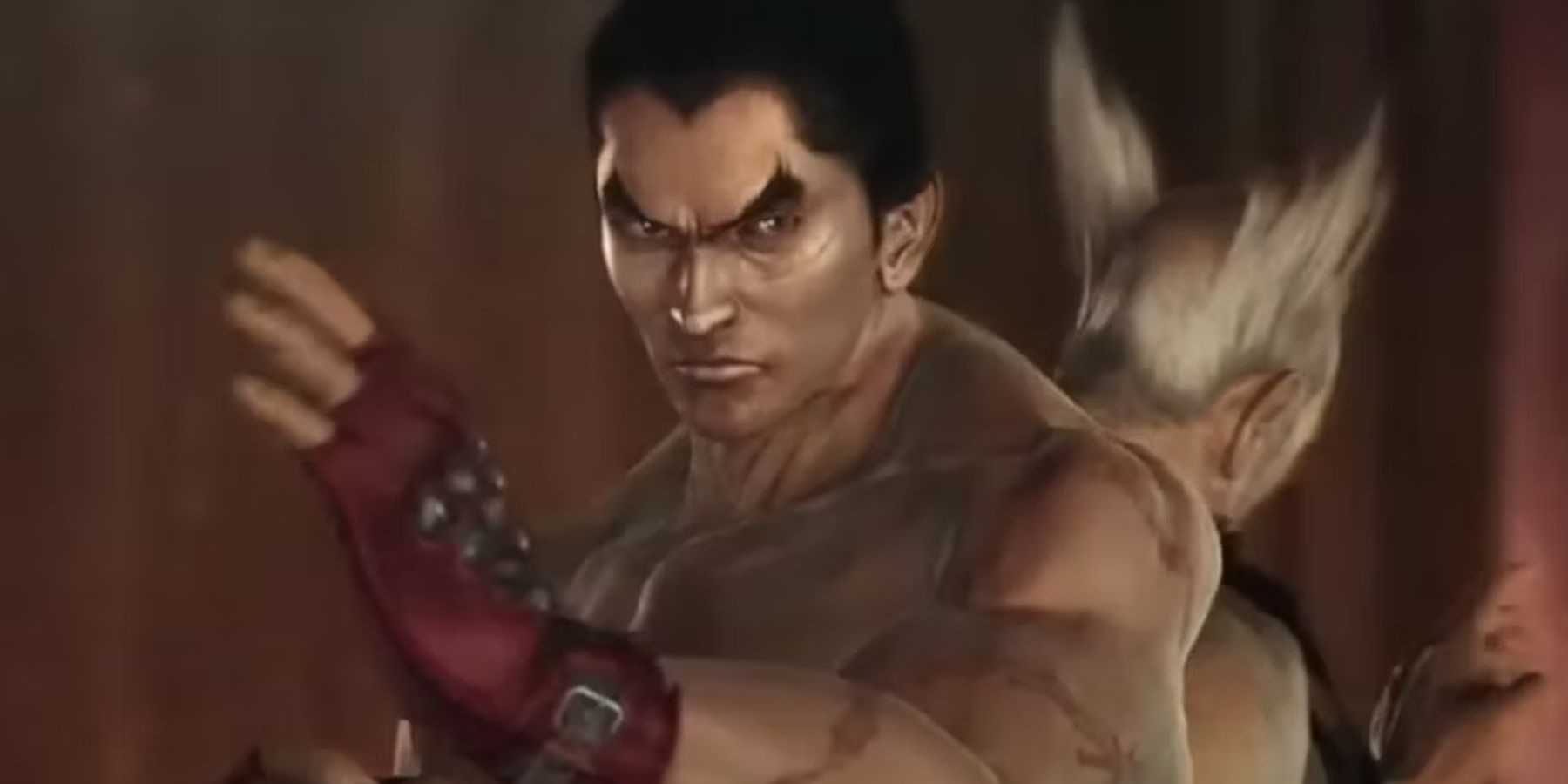 Tekken 5 - Kazuya and Heihachi back to back