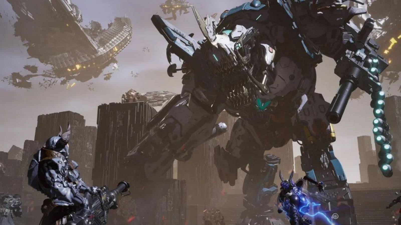 The First Descendant Fighting Collosus