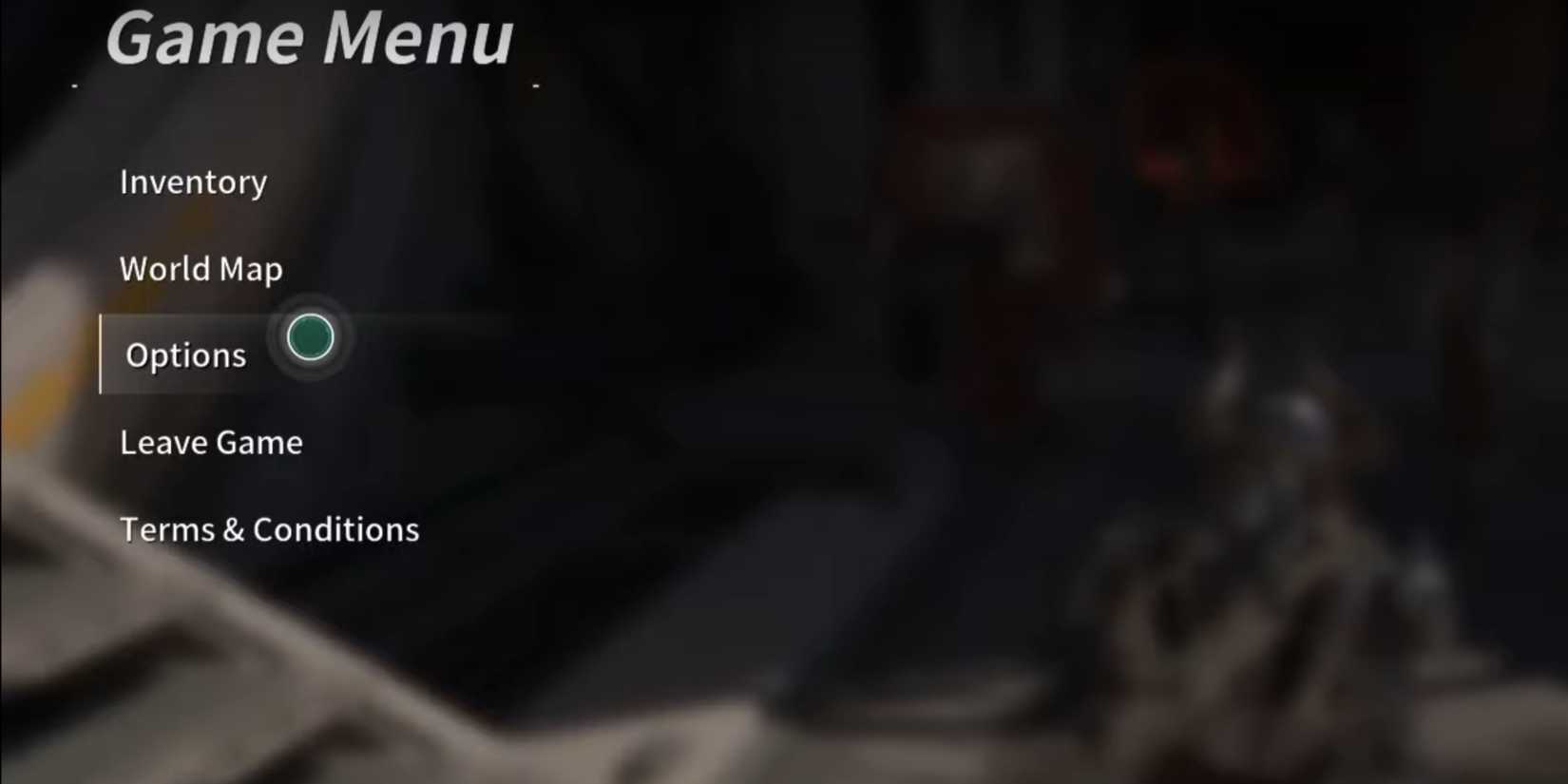 The first descendant Game Menu