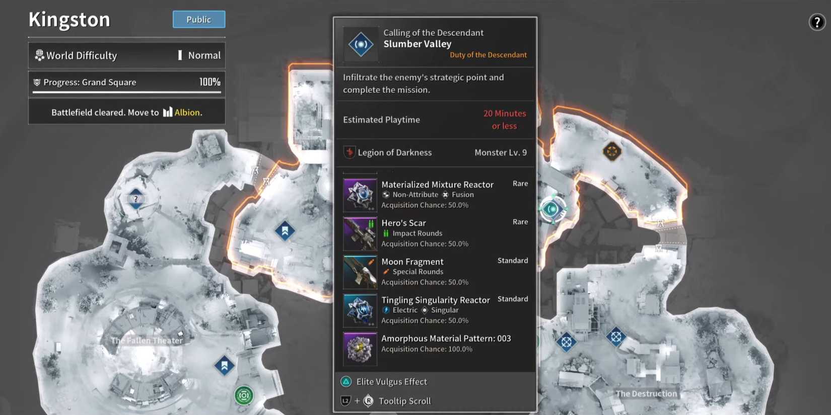 The first Descendant Kingston Hero's Scar