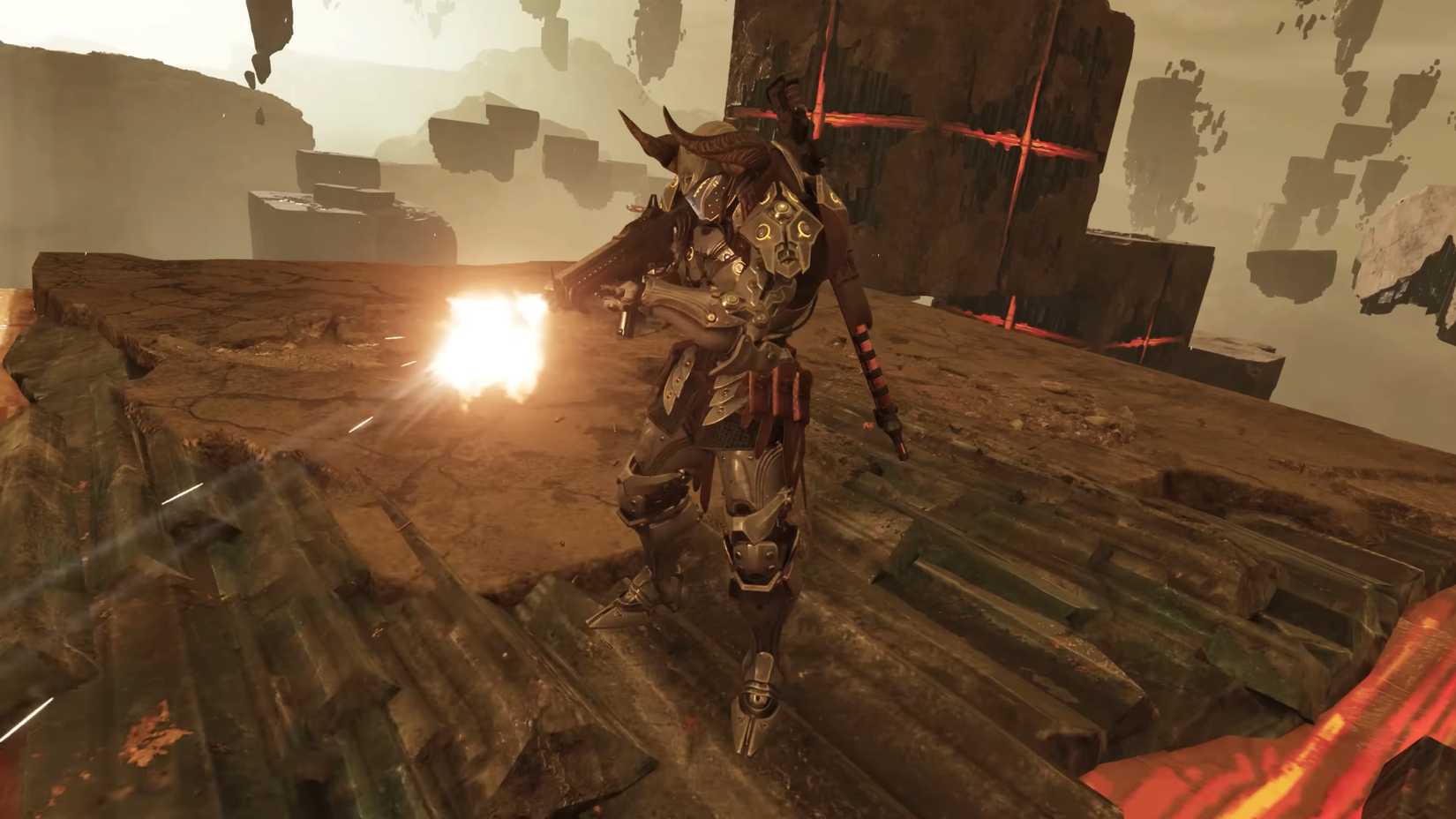 A still from Ajax's character trailer for The First Descendant