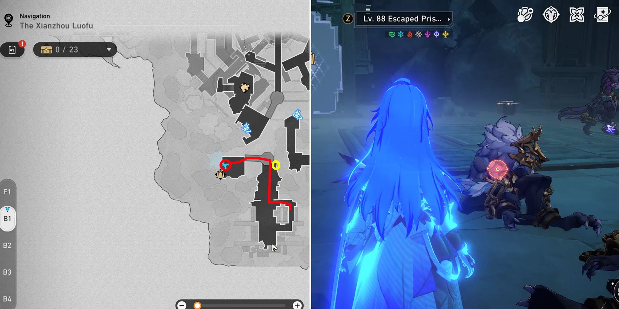 Shackling Prison Chest and Warp Trotter Locations In HSR - Honkai: Star ...