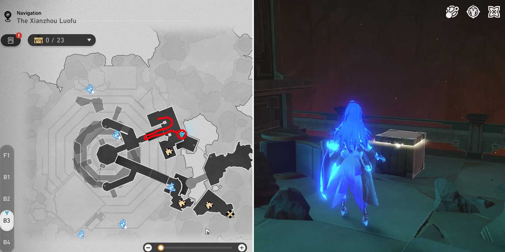 Shackling Prison Chest and Warp Trotter Locations In HSR - Honkai: Star ...