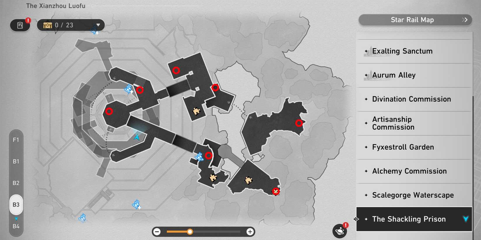 Shackling Prison Chest and Warp Trotter Locations In HSR - Honkai: Star ...