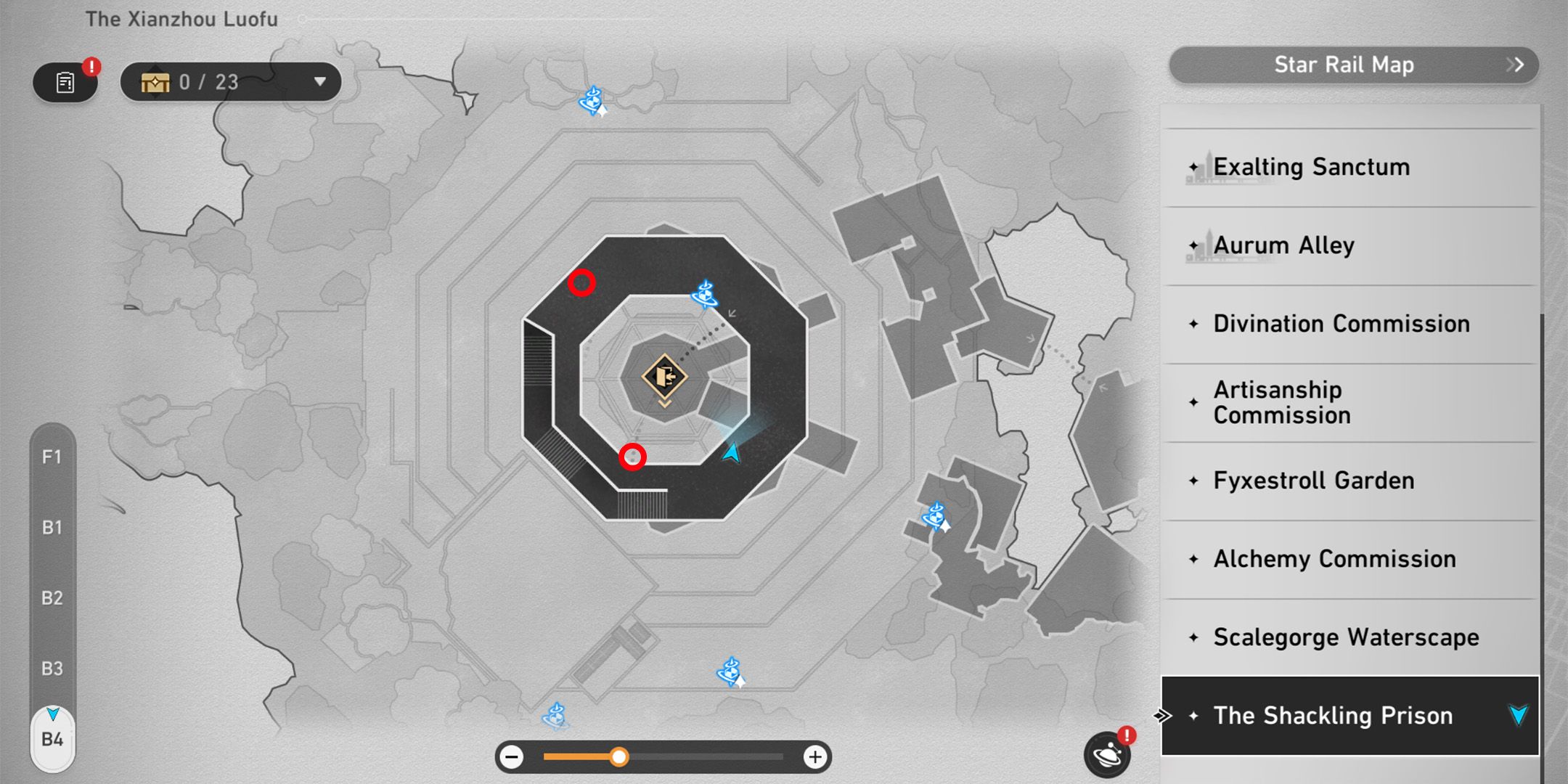 Shackling Prison Chest and Warp Trotter Locations In HSR - Honkai: Star ...