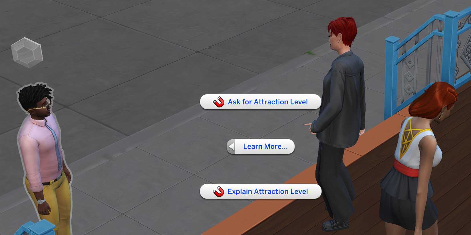the sims 4 attraction level interactions