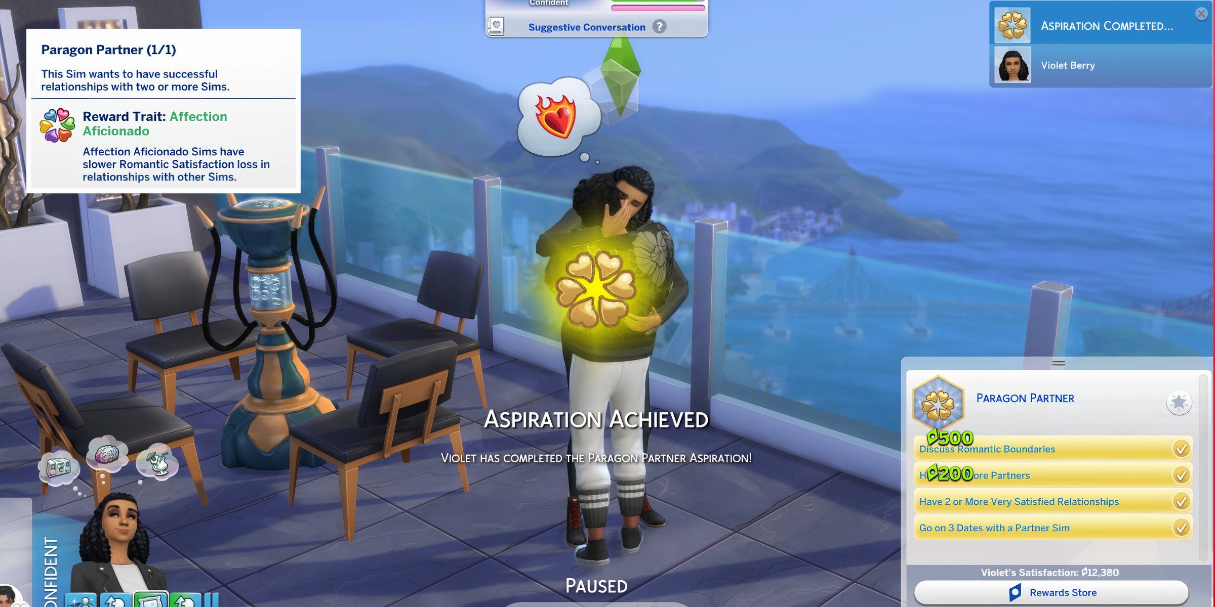 The Sims 4: Paragon Partner Aspiration Guide