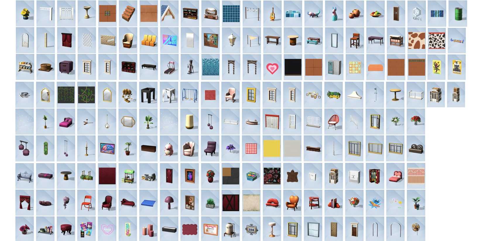 The Sims 4 Lovestruck Build Buy Items