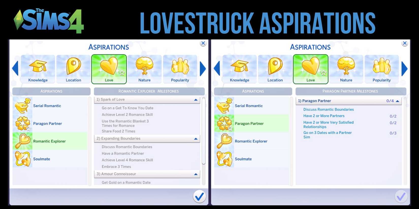 The Sims 4 Lovestruck Turn ons- Turn offs (2)