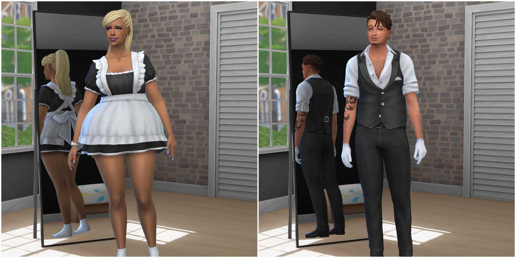 best of sexy lingerie Best Flirty Costumes In The Sims 4