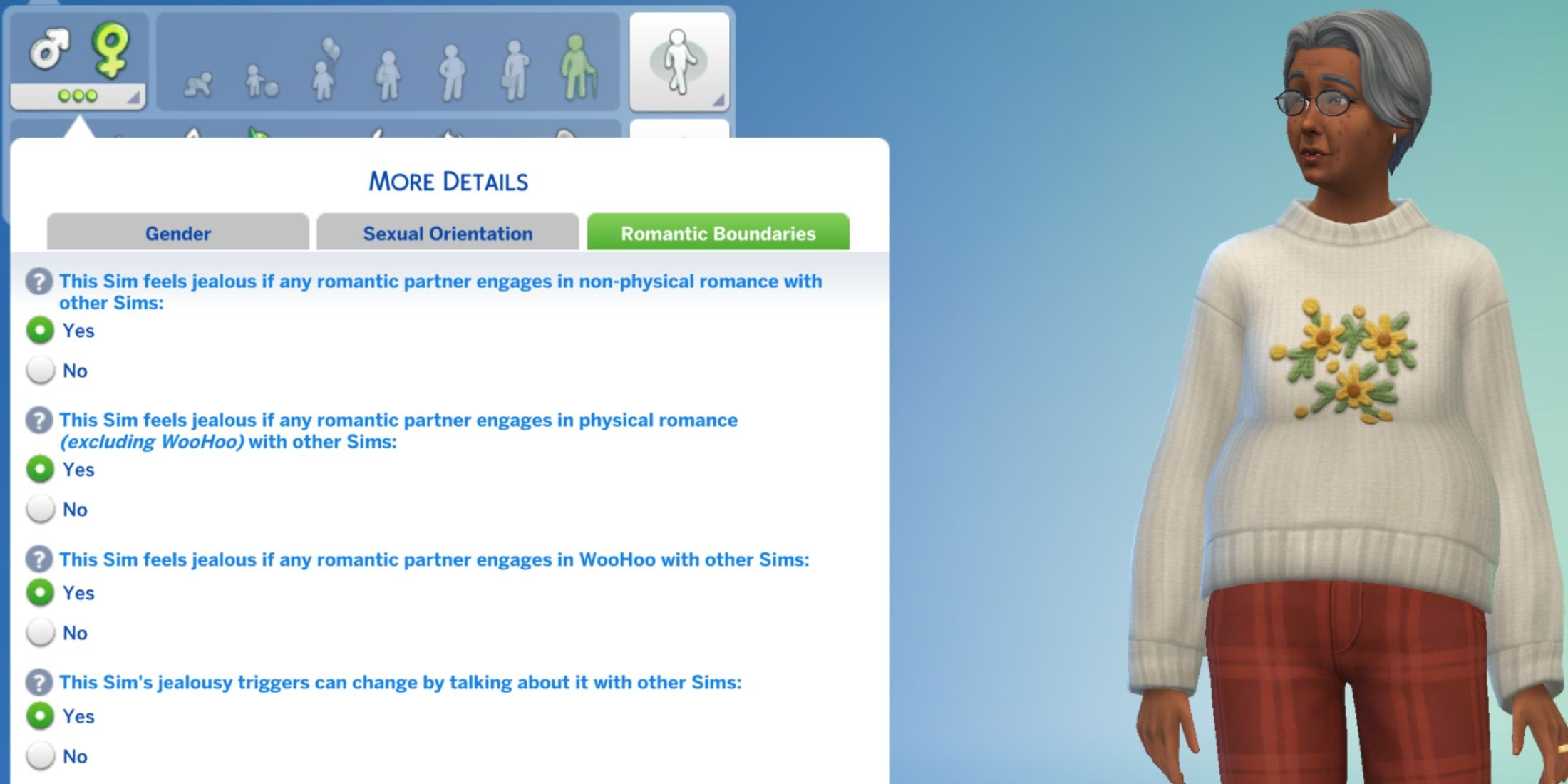 How to Change Romantic Boundaries in The Sims 4