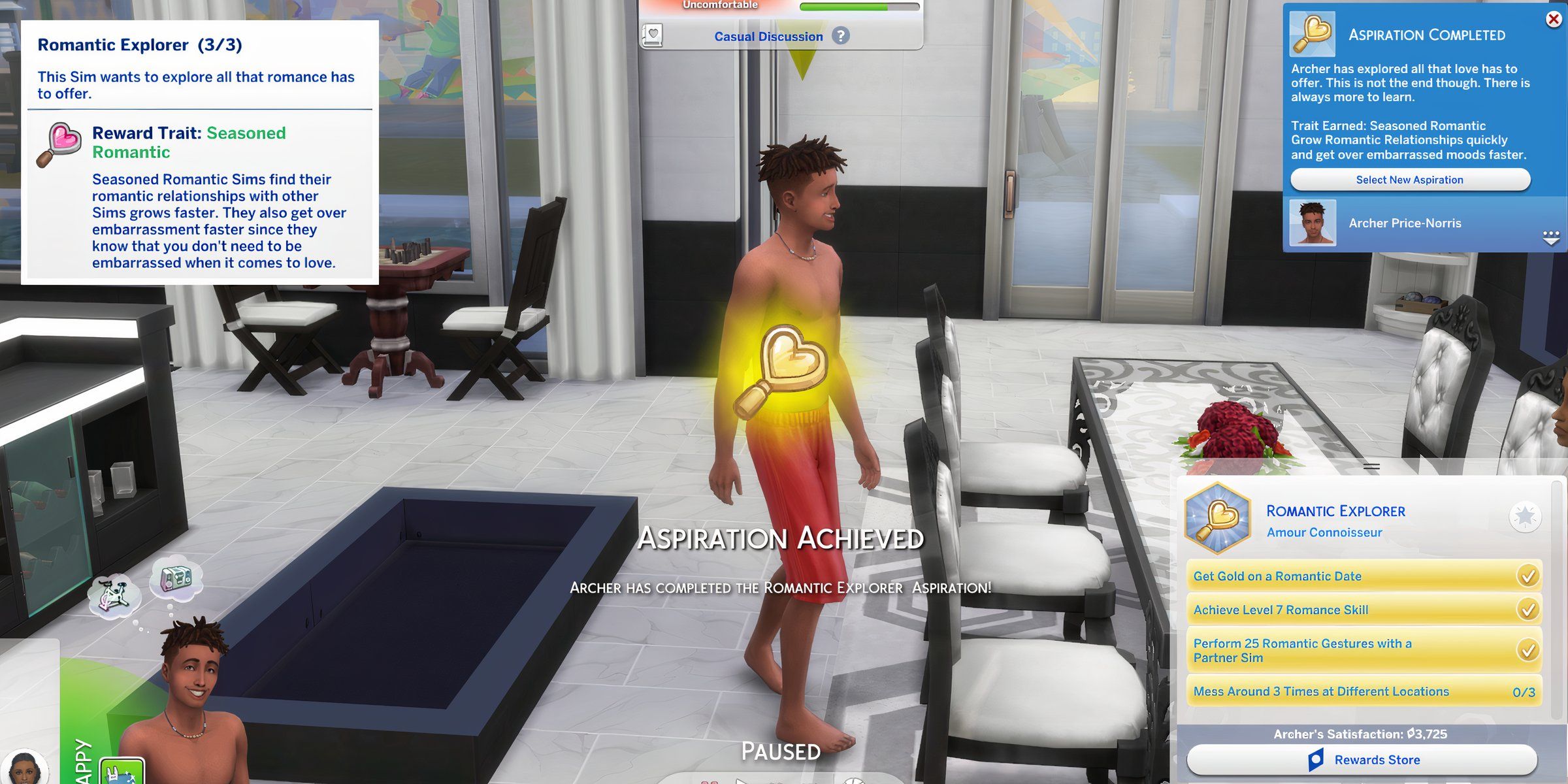 The Sims 4: Romantic Explorer Aspiration Guide