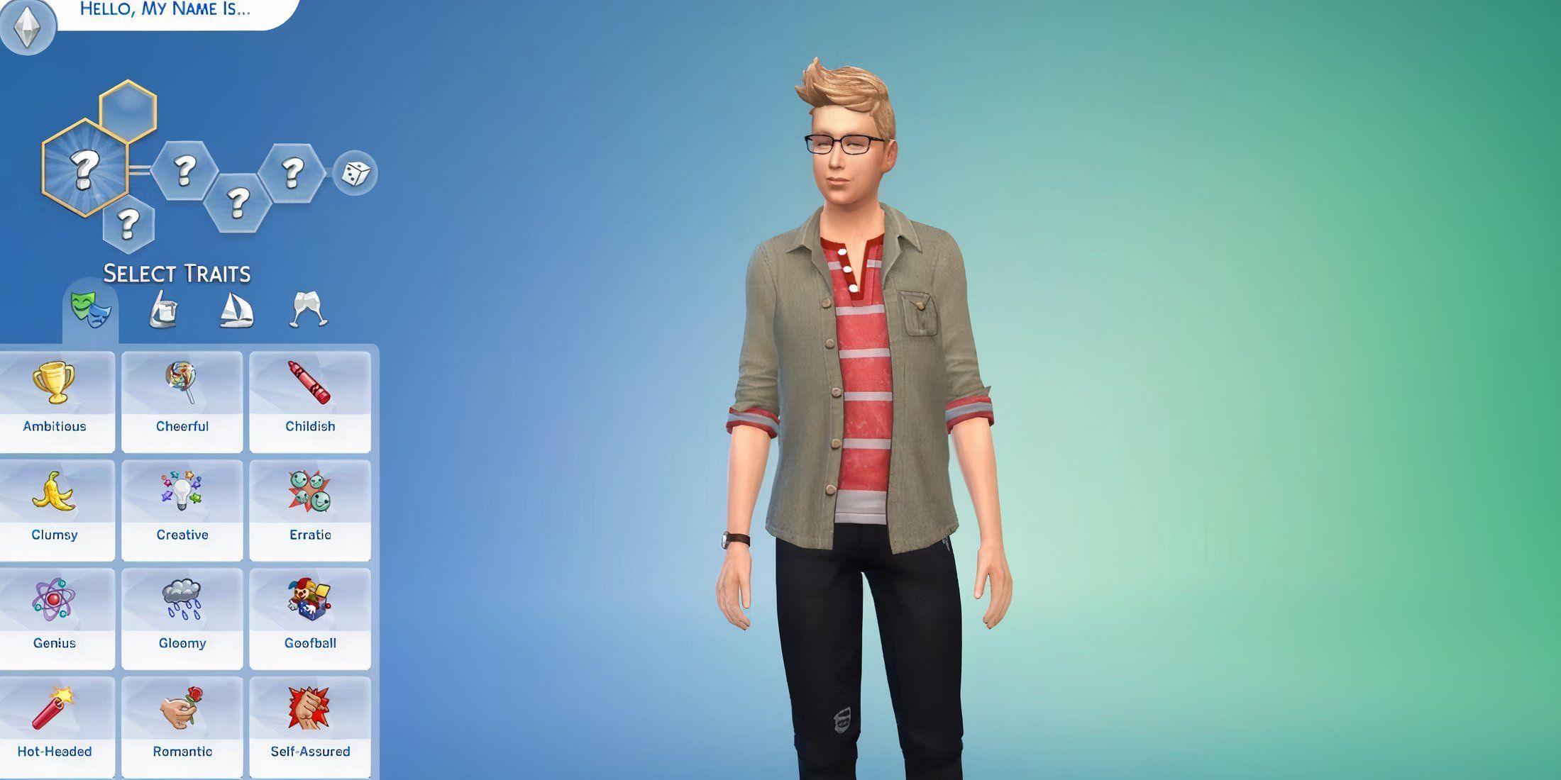 the sims 4 traits cas