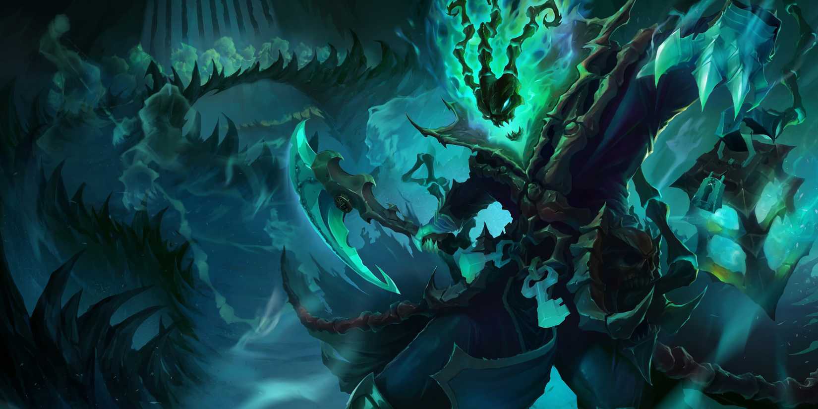 Thresh Splash Art in League of Legends