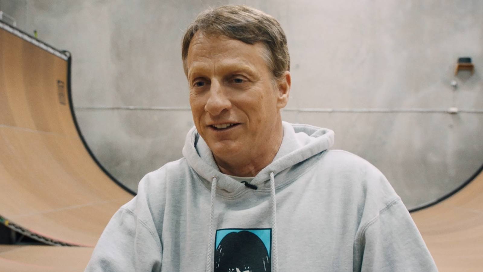 Tony Hawk interview still from Water Brother The Sid Abbruzzi Story documentary