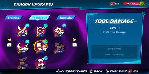 Tool Damage Dragon Upgrade in Teenage Mutant Ninja Turtles Splintered Fate
