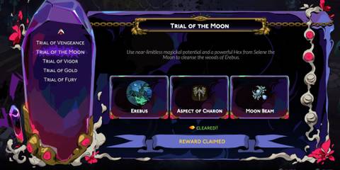 image of the Trial of the Moon description screen
