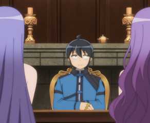 tsukimichi makoto interviewing gorgons