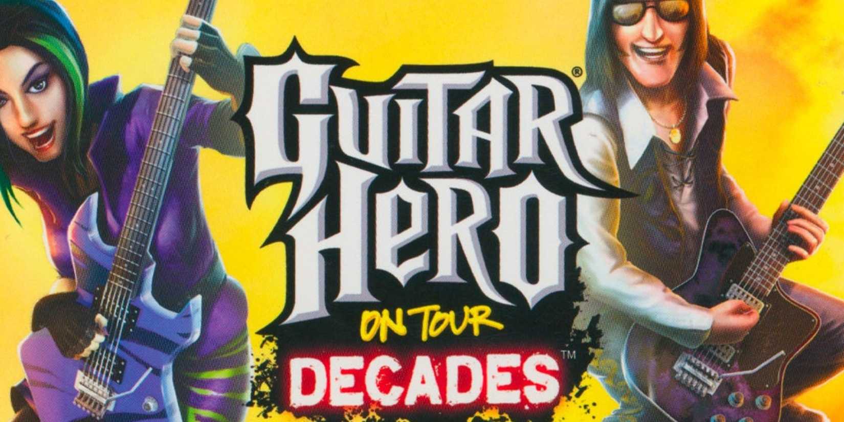 The cover art for Guitar Hero On Tour: Decades