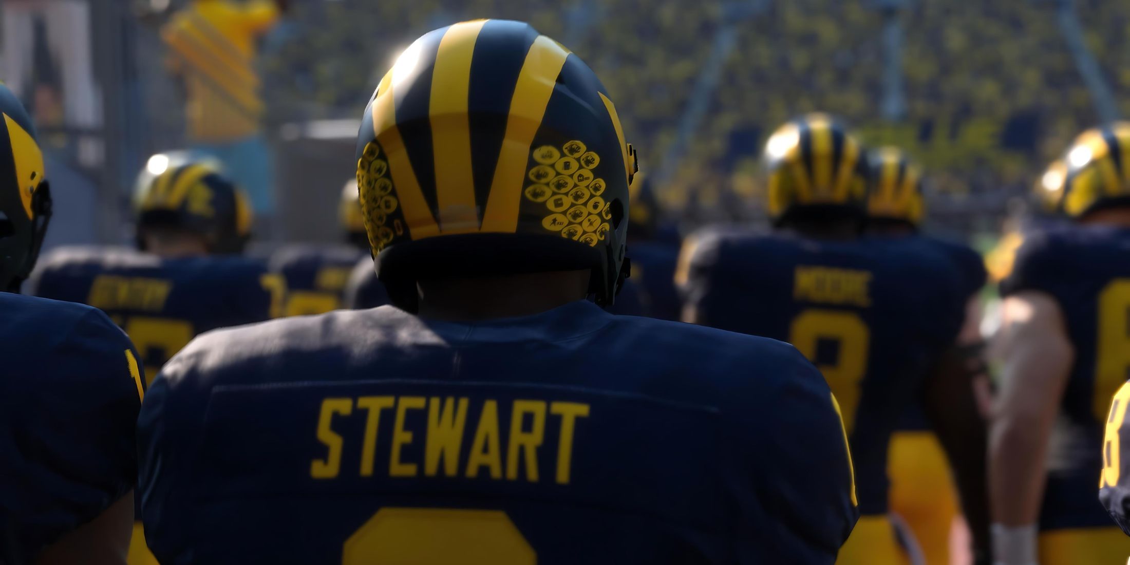 Stewart from the Michigan Wolverines in College Football 25