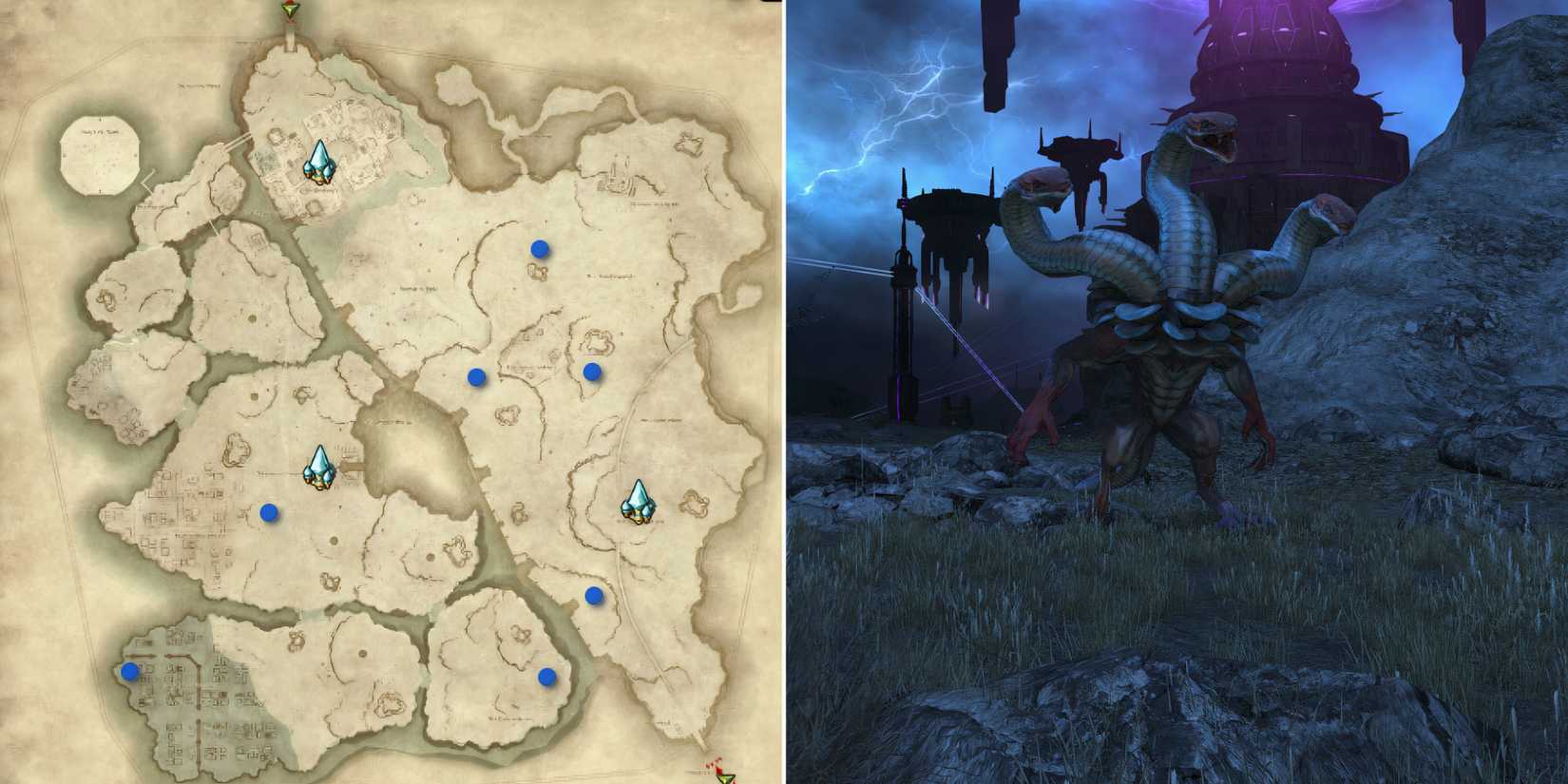 atticus the primogenitor screenshot and spawn points on map