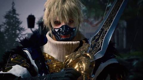 A masked character from Lost Soul Aside
