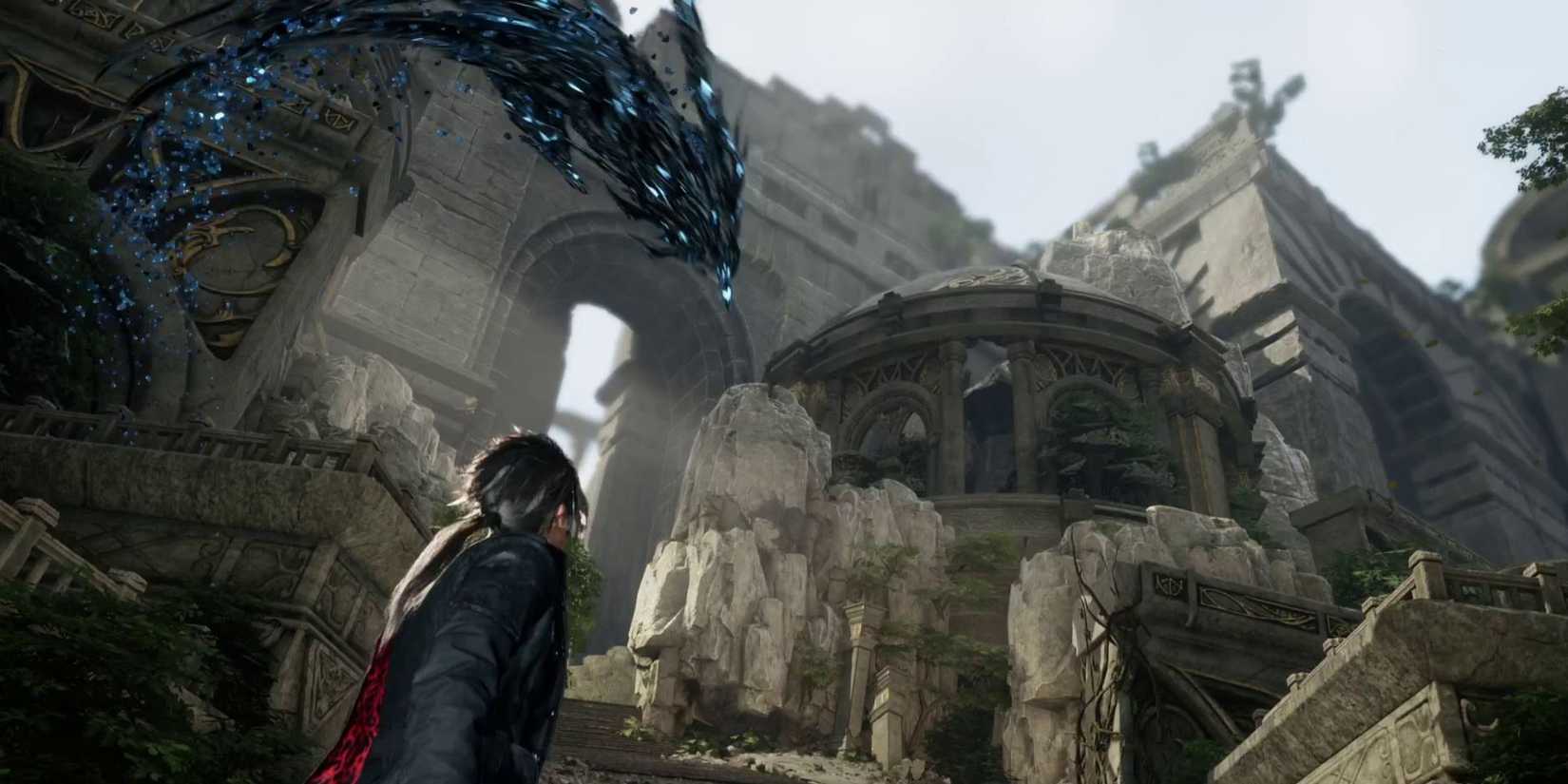 Gameplay footage of Lost Soul Aside