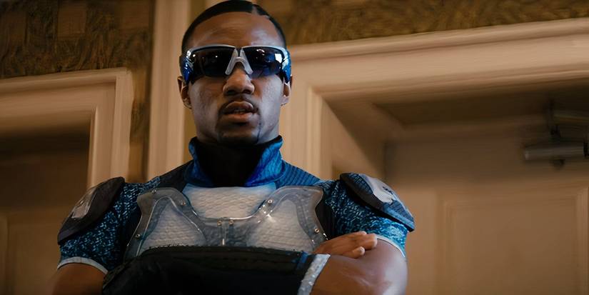 A-Train crossing his arms