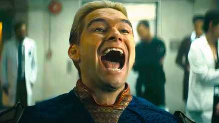 Homelander laughs