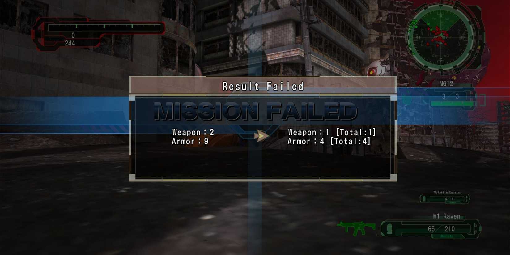 A mission summary from Earth Defense Force 6