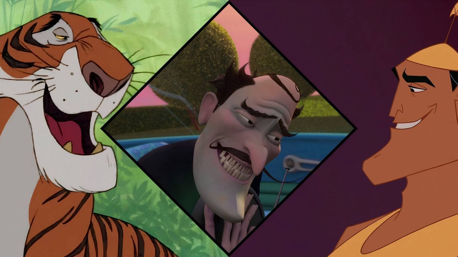 Shere Khan, Bowler Hat Guy and Kronk