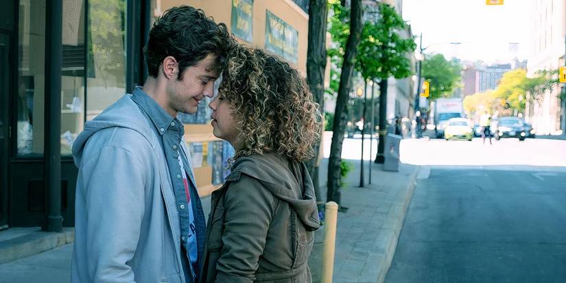 Hughie and Robin a half step off of the curb in The Boys