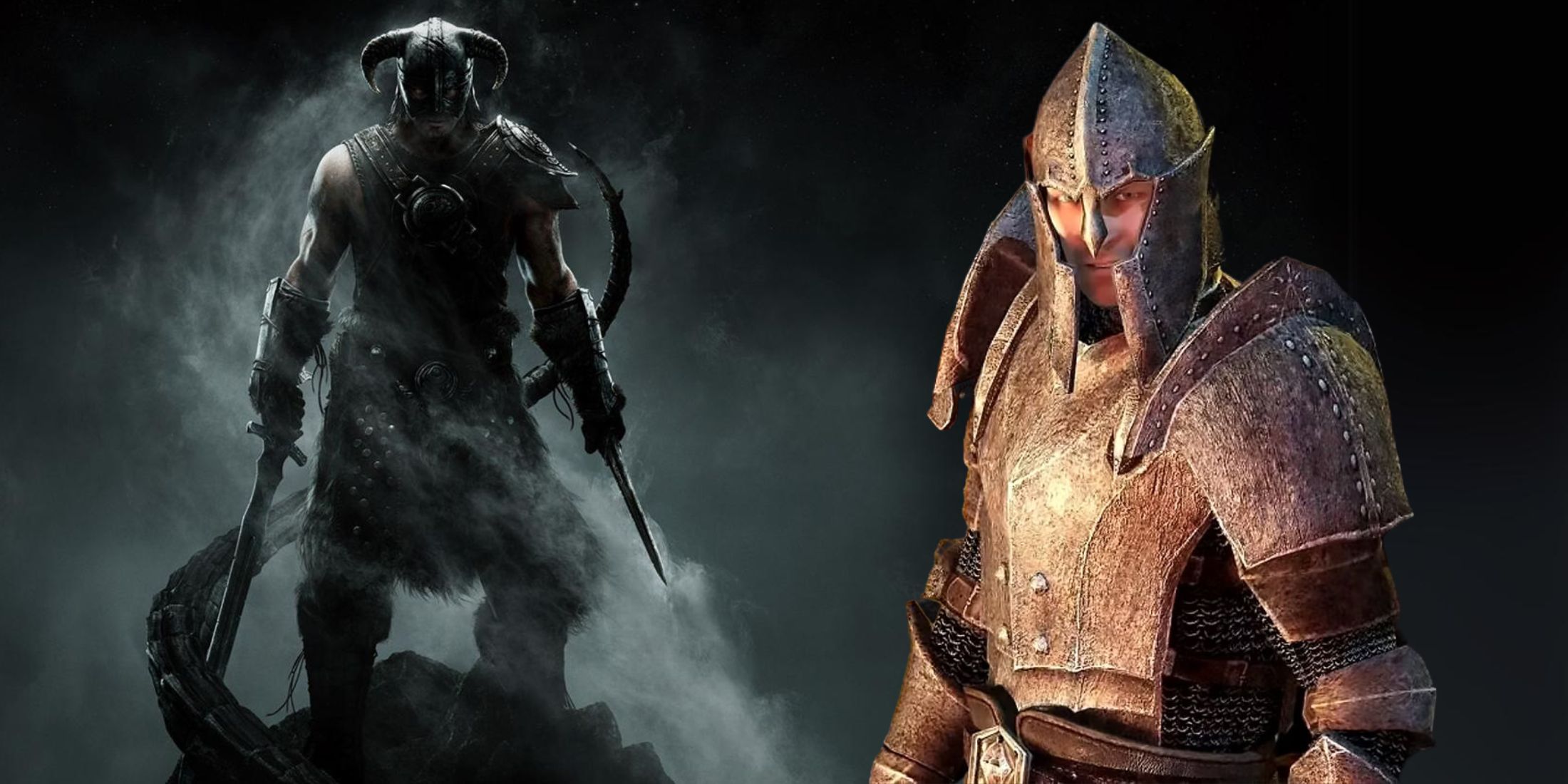 The main characters for Elder Scrolls Skyrim and Oblivion