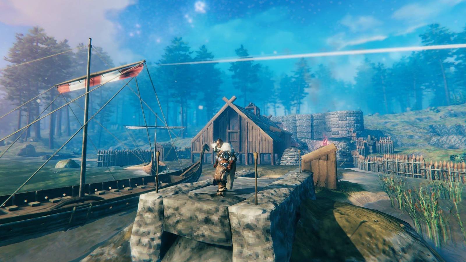 Valheim player shows of genius storage solution