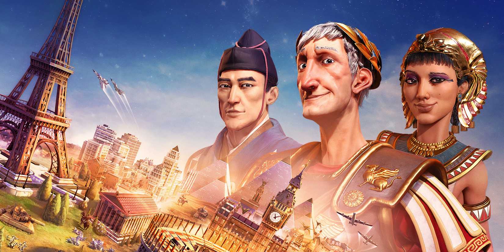 Various leaders in Civ 6