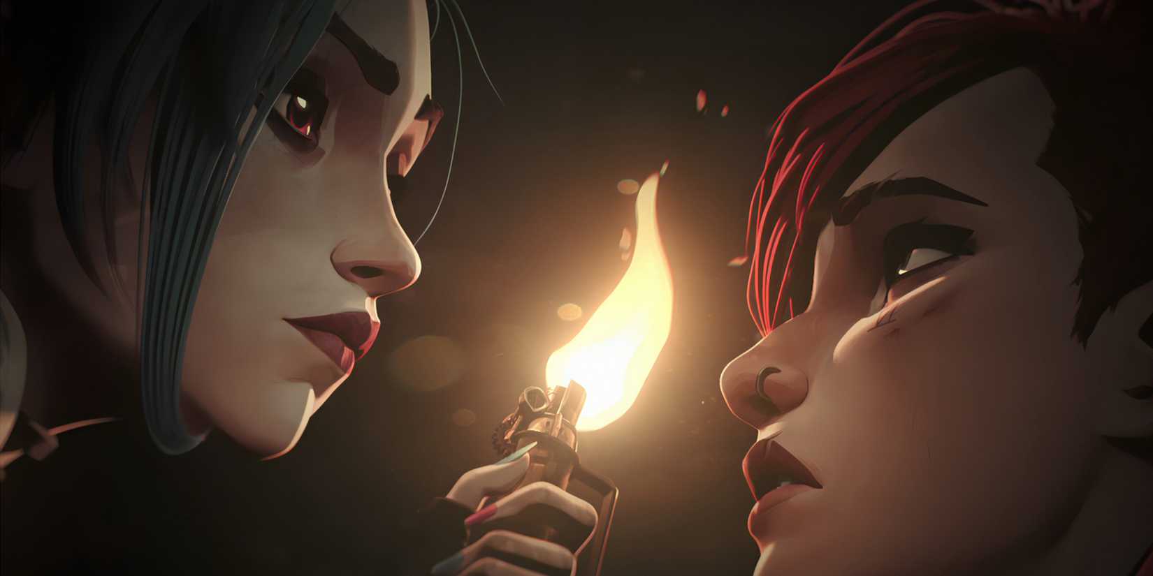 Vi and Jinx in Arcane
