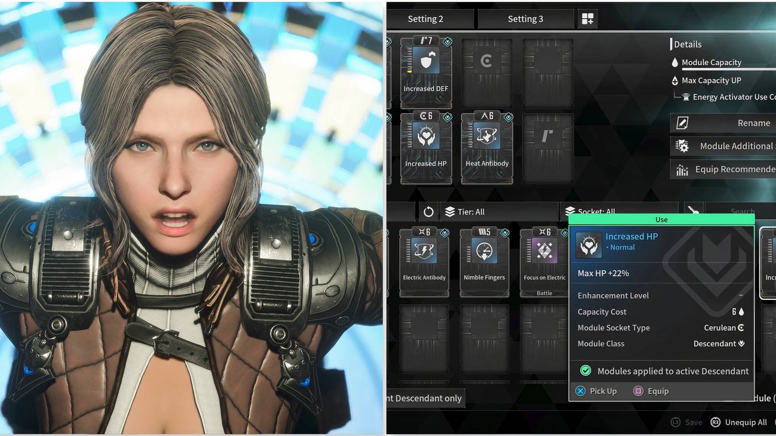 Viessa and Max HP Module in The First Descendant