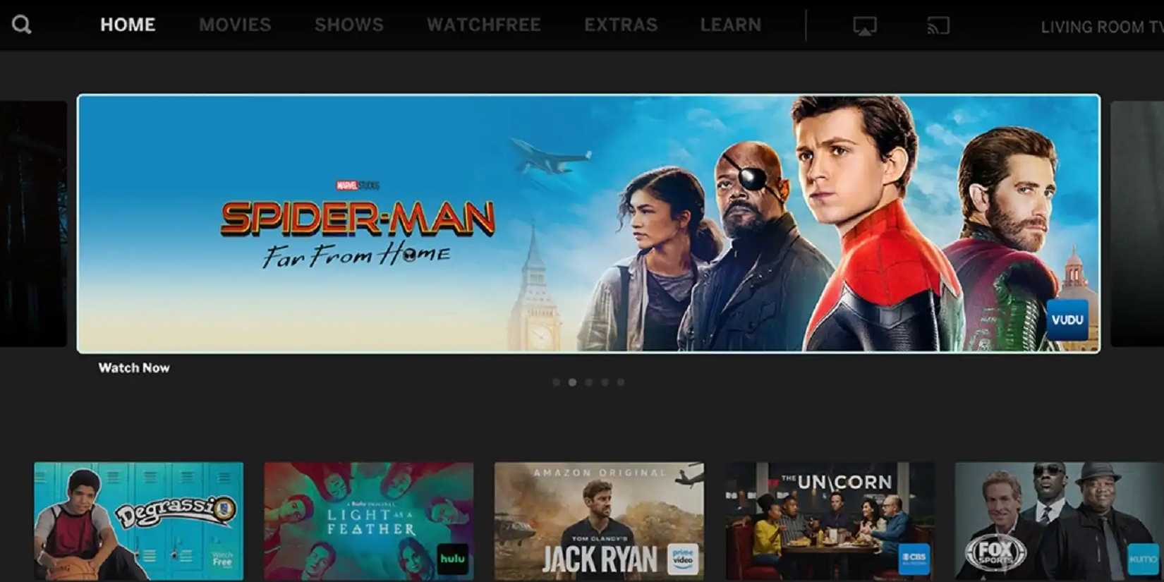 Interface of Vizio 32-inch D-Series