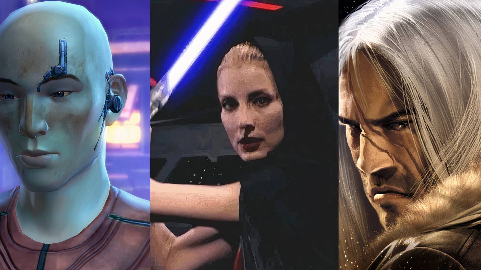 Watcher X, Sariss, Tyber Zann Star Wars