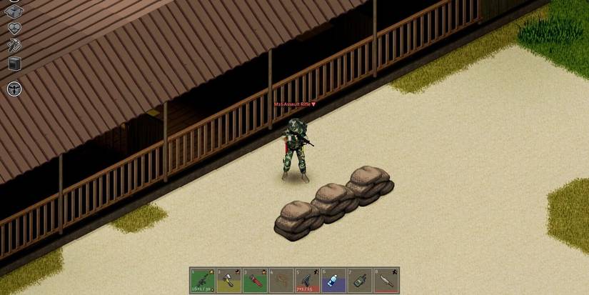 Military clothing mod indicator weapons