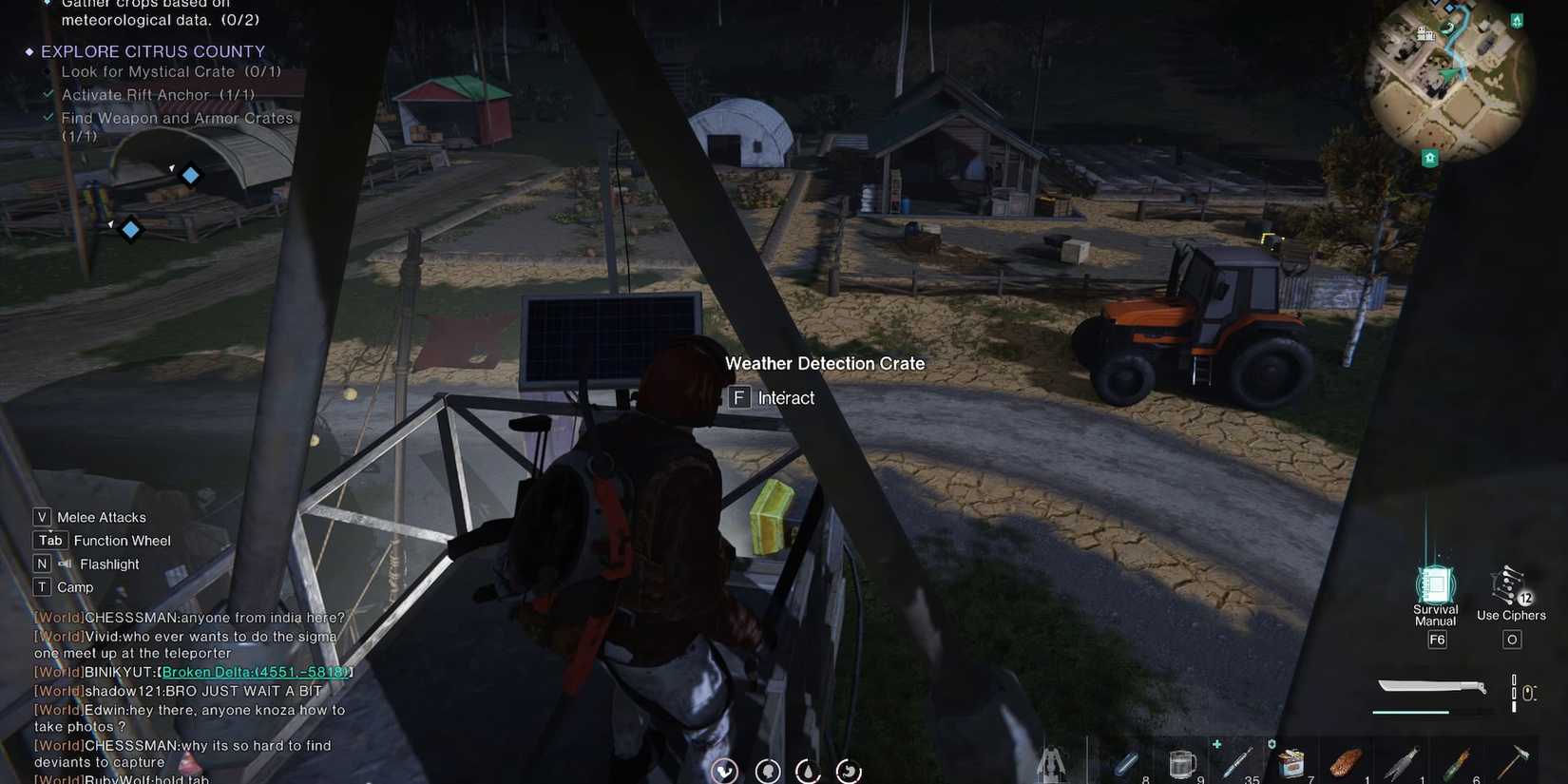 weather detection crate once human