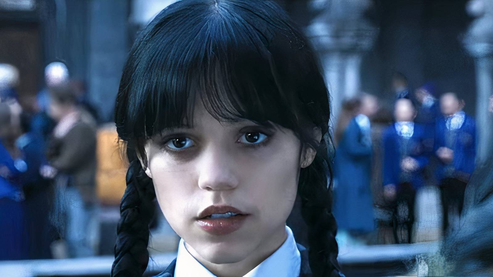 Jenna Ortega as Wednesday Addams in Wednesday